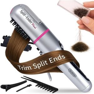 Split Ender Mini draagbare draadloze gespleten haartrimmer verwijdert droge, beschadigde en broze punten uit het haar roze