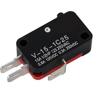 10 stuks microschakelaars V-15-1C25 eindschakelaar 1NO 1NC 125 V/250 V 16 A voor magnetron deur Arcade.