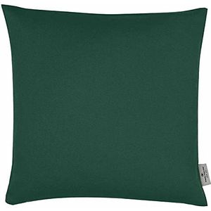 TOM TAILOR Decoratief kussen 60x60cm flessengroen - Dove • Sierkussen kussensloop • Decoratie woonkamer • zonder vulling • 100% katoen