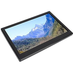 LCD-kleurenscherm, 11,6-inch Computermonitor Dubbele Luidsprekers HD Multimedia-interface Verstelbare Reisbeugel voor beveiligingscamera's (EU-stekker)