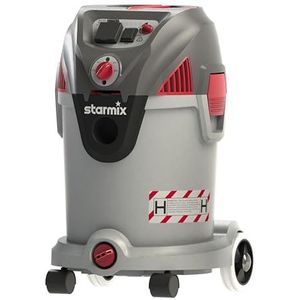 Starmix Nat en droog stofzuiger Energetic APDH-1430 (stofzuiger met max. 1.400 Watt, 220 mbar, 30 l reservoir, PressClean filterreiniging, stofklasse H) 110066