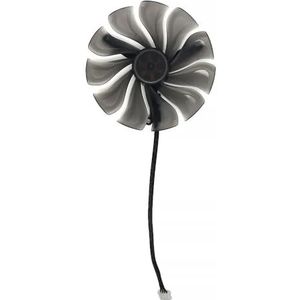 GAA8S2U FD10015H12S DC12V 0.55AMP .45AMP grafische kaartventilator RTX2080 voor Palit voor RTX 2060 2070 2080 voor Super voor JetStream voor kaarten(B Fan white)