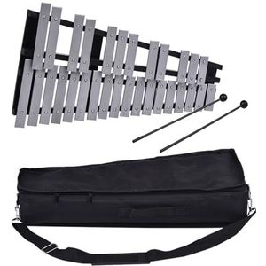 30 Noten Klokkenspel Xylofoon Houten Frame Aluminium Staven Percussie-instrument Met Draagtas