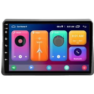 Dubbele DIN Android 14 autoradio voor Renault Master 2019-2022 9 Duim QLED Touch screen-met Draadloze Carplay Android Auto GPS navigatie 4G WiFi Stuurwielbediening achteruitrijcamera(P3 WIFI 4-Core 2G
