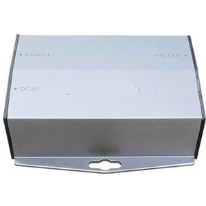 SAEVVCJWW Gigabit Poe-voeding 10/100/1000Mbps Compatibel met IEEE802.3af/at/BT Poe-apparaat Uitgang 44V-57V (Maat: 1000Mbps EU Plug, Kleur: Totaal vermogen 60W)