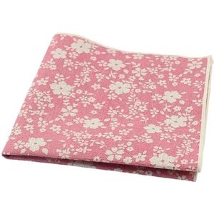 27 cm groot formaat bloemen bedrukte zakdoek dik katoen dames en heren bruiloft zakjurk smoking zakdoek accessoire cadeau (Color : 5)