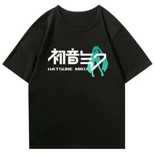 Vocaloid Hatsune Miku T-shirt Harajuku Cartoon Zomer Korte Mouw T-shirt Hatsune Miku Cosplay T-shirt Blouse