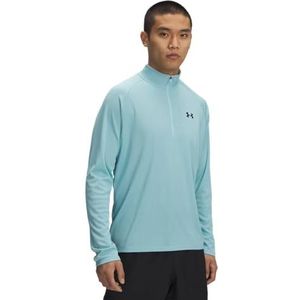 Under Armour Men's UA Tech Woven Wordmark Shorts, broek voor heren, Bach/Zwart, L