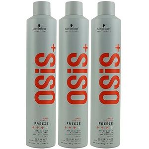 3 x Schwarzkopf Osis haarspray - Freeze - Strong Hold - 500 ml