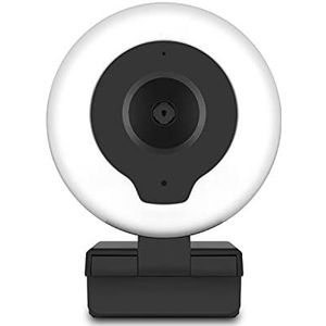 Aluratek 2K HD Ring Light Webcam met Auto Focus w/Statief