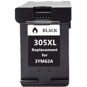 Inktcartridge for DeskJet 2710 2720 4110 4120 4130 ENVY 6010 6020 6030 6420(1Pack BK)