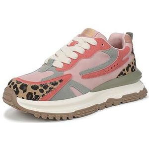 Blowfish Malibu Womens Leo Sneaker Pink/Blue/Leopard 10 M