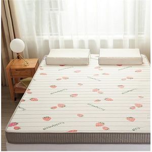 Matras Van Volledige Grootte, Latexmatras, Verdikte Traagschuimmatras, Matras For Studentenslaapzalen, Enkele En Dubbele Opvouwbare Tatami-matras (Color : Style7, Size : 150 * 190CM*9CM)