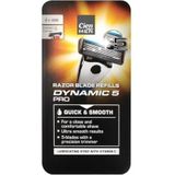 Lidl Cien Men - Dynamic 5 Pro Razor - Scheermesjes - 1 Handvat + 1 Navulling - Smeerstrip met Vitamine E