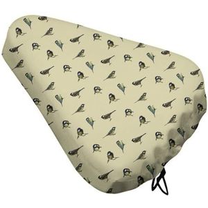 Leuke Vogels Waterdichte Fiets Seat Cover Fiets Seat Regenhoezen Protector met Trekkoord Voor Regendicht En Stofbestendig