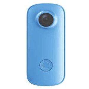 Kleine actiecamera waterdicht Mini-duimcamera 1080P30FPS / 4K30FPS H.265 12MP 2.4G WiFi 30M waterdichte behuizing Action Sport DV-camcorder (Size : C100 Standard, Color : Blue)