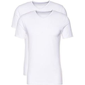 Joop! Modal V-hals 17 JB-2-Pack-V 10013241 Premium, wit, M