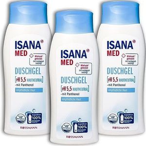 ISANA Med douchegel PH5, huidneutraal, 3 x 250 ml