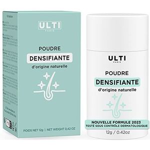 Ulti Paris Haarvezels 100% van natuurlijke oorsprong - 12g - (donkerbruin) voor vol en dik haar in enkele seconden