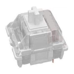 QPSJXN RGB mechanisch toetsenbord SMD Switches 3Pin Clicky Tastyle Opties Zwart Wit Groen Geel Rood Blauw Compatibel met GK61 GH60 (White)