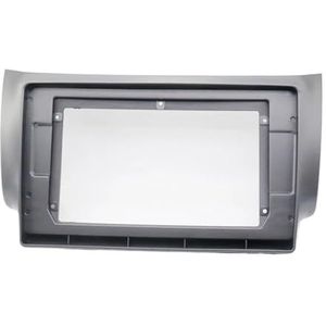 2 Din 10,1 Inch Autoradio Fascia Stereopaneel Dashboard Installatie Trim Kit Dvd Frame Bezel Voor N&issan Voor Sentra Voor Sylphy 2012-2019 Auto Fascia Radio Paneel(Frame-grey)