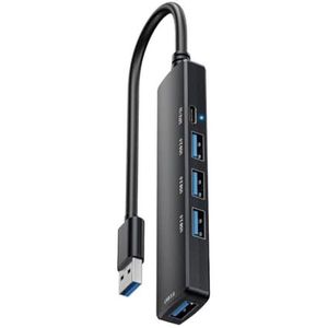 Draagbare USB naar 5 USB3.0 USB2.0-poorthubs voor efficiënte apparaatconnectiviteiten