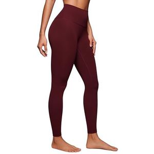 CRZ YOGA Butterluxe Hoge Taille Lounge Legging 28''-Workout Leggings voor Vrouwen Buttery Zachte Yoga Broek Rode Merlot S