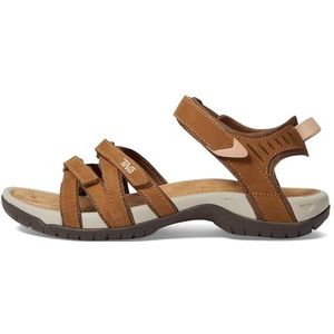 Teva Vrouwen W Tirra lederen sport sandaal, honing bruin, 5 UK, Honing Bruin, 38 EU