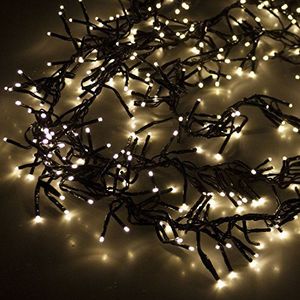 1500 LED cluster lichtketting warm wit 30m, 8 lichteffecten, binnen & buiten, buitenverlichting voor kerstboom