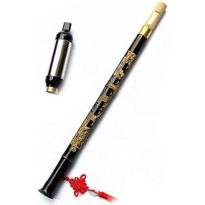 Chinese Bawu Bamboefluit Verticale Speelsleutel Van F Of G Klarinet Basfluit Muziekinstrumenten Voor Beginners bamboe fluit Traditionele (Color : G KEY)