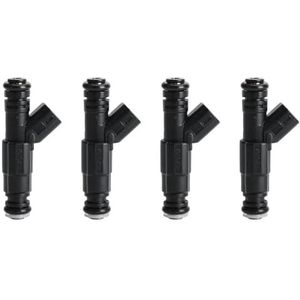 GTGJFJKW Voor Volvo C30 S40 S80 V50 V70 1.8L 2.0L 2004 2005 2006 2007 2008 2009 2010 2011 2012 Brandstofinjector 0280156154 Accessoires(4 Pcs)
