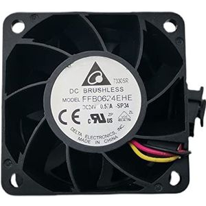 FFB0624EHE 24V 0.57A 6CM 3-wire speed measurement 6038 6CM double ball fan