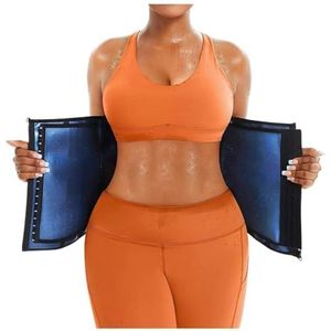 Rugcorrectie, Taille Trainer Trimmer Korset Gewichtsverlies Buikband Trainingsriem Zweetbuikband Rugsteunriem(Blue,M)