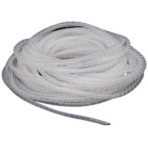 Geïsoleerde spiraalkabelmanagementhuls in meerdere maten, veelkleurig(White,30mm X 1.2 meters)
