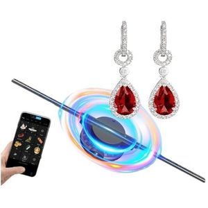 Hologram-ventilator, 42cm reclamedisplay met blote ogen stereo 3D-ventilator hologram opvallende 3D holografische ventilator