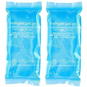 2 x koude compressen, Made in Germany, set van 2 koelpads, met koelkussen, 29 x 12 cm, veelzijdig koel- en warm kussen, te gebruiken als koud of warm kompres en gelkussen