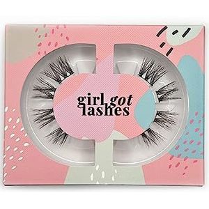 GirlGotLashes Mini Box Lash Lover wimperextensies voor thuis, 1 paar valse wimpers met 5-7 dagen houdbaarheid, veganistisch, handgemaakt
