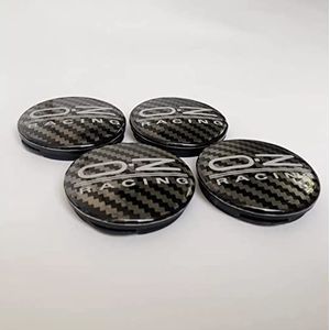 Naafdoppen Voor Autonaaf, Voor OZ Racing, 55mm, Waterdichte Stofdichte Wieldecoratiehoes, Wielnaaf Met Logo-embleemsticker, Exterieuraccessoires