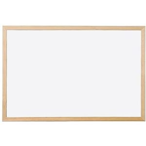 q-connect Whiteboard melamine houten frame 120x90cm