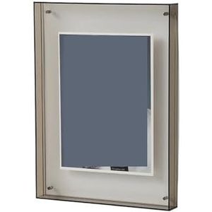 Transparant Acryl Fotolijst DIY Poster Schilderij Hal Slaapkamer Wanddecoratie Ins Stijl Tafel Eenvoudig Delen Momenten(Gray,11x14cm)