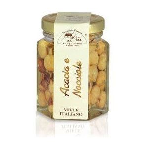 Apicoltura Cazzola - Honing met hazelnoten - Pot van 110 g (pak van 2 x 110 g)