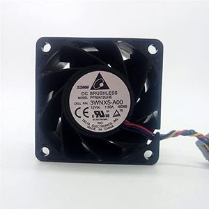 For PFR0612UHE 4-Wire Server Fan - Airflow Solution 6038 DC 12V 1.50A 6CM LMNCBVYA
