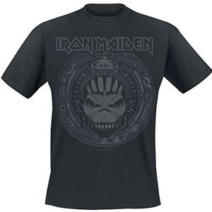 Iron Maiden Book Of Souls Skull T-shirt zwart M 100% katoen Band merch, Bands, Schedels