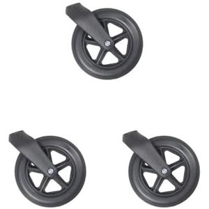 3 Set Duurzaam Rolstoel Vervanging Vorken Universele Voor De Meeste Rolstoelen PVC Verdikte ABS Rolstoel Caster Vorken Voorvork 8 ""& Wiel Kit
