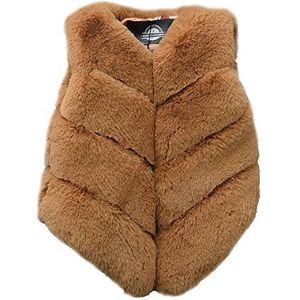FOLOBE Kind Faux Fox Fur Vest Kid Zachte Gilet Meisjes