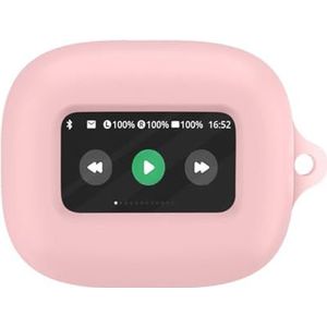 Oordopjes Siliconen Hoesje voor JBL Live Flex 3 Hoofdtelefoon Beschermhoes Valbestendige en stofdichte Oortelefoon Bescherming Sleeve (Roze)