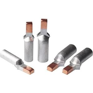 DTLC Koper en Aluminium Bimetaal Lassen Compressie Kabelverbinders voor Krimpkabelschoenen C45 Krimpkabelschoenen (Kleur: DTLC-16, Maat: 5 STKS