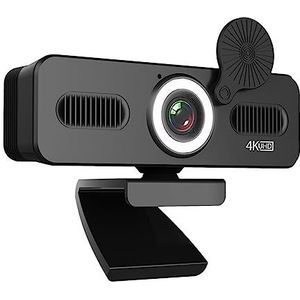 Web Camera, Webcam 4k USB Webcam 1080P Web Camera Met Microfoon Web Cam for PC Computer Laptop Video Mini Camera Met Webcam Cover (Color : 2K, Size : 1)