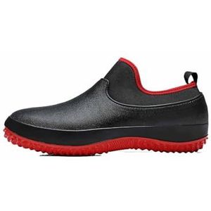 Chef Schoenen voor Heren, Olie Waterbestendig Veiligheid Verpleging Werkschoenen, Food Service Waterdichte Keuken Chef Restaurant Schoenen, voor Tuin Ziekenhuis Werkschoenen (Color : Red, Size : 41