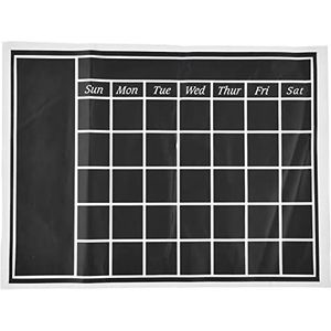 Schoolbord Muursticker 45x60 Cm Verwijderbare Zelfklevende DIY Waterdichte PVC Krijtbord Kalender met Matte Textuur Kalender voor Thuis